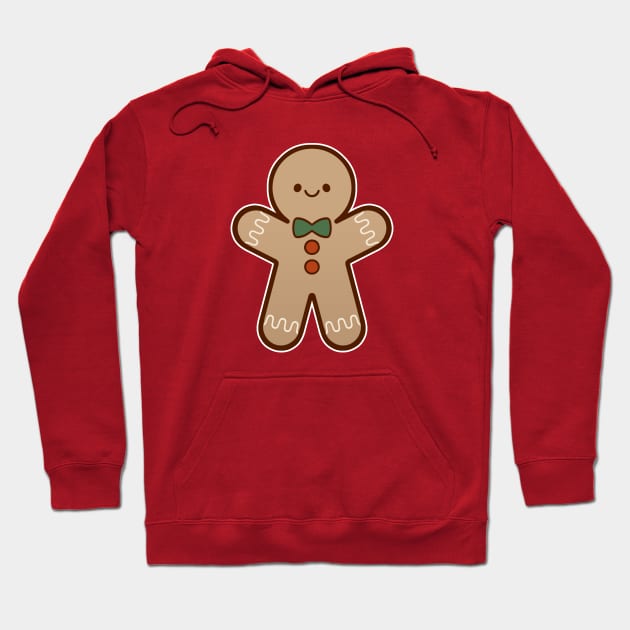 Cute Gingerbread Cookie | Holiday Hoodie by KiiroiKat